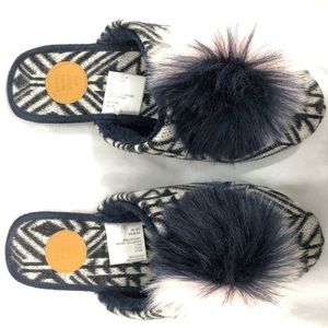 Anthropologie “Graziella” Pommed Slippers